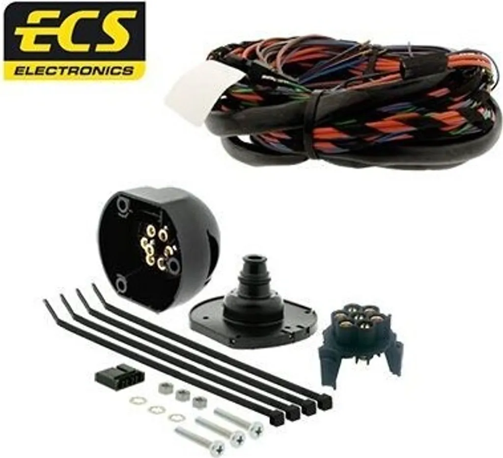 Cablaggio Gancio Traino ECS OP073BL - 7 Pin per Opel Movano B e Master
