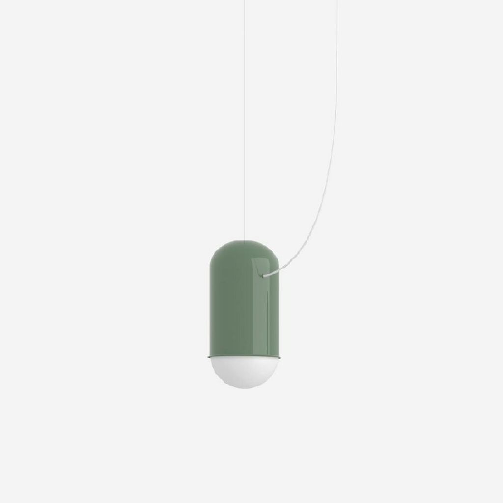LUCIS Pendelleuchte CAPSULE 8,1W LED 3000K Glas grüner Opal ZL.L1.C20.76