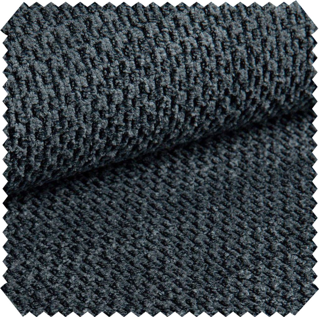 novely DUBAI Polsterstoff Gestrickter Möbelstoff Robust Wasserabweisend | Meterware | 1lfm - Farbe: 45 Anthrazit