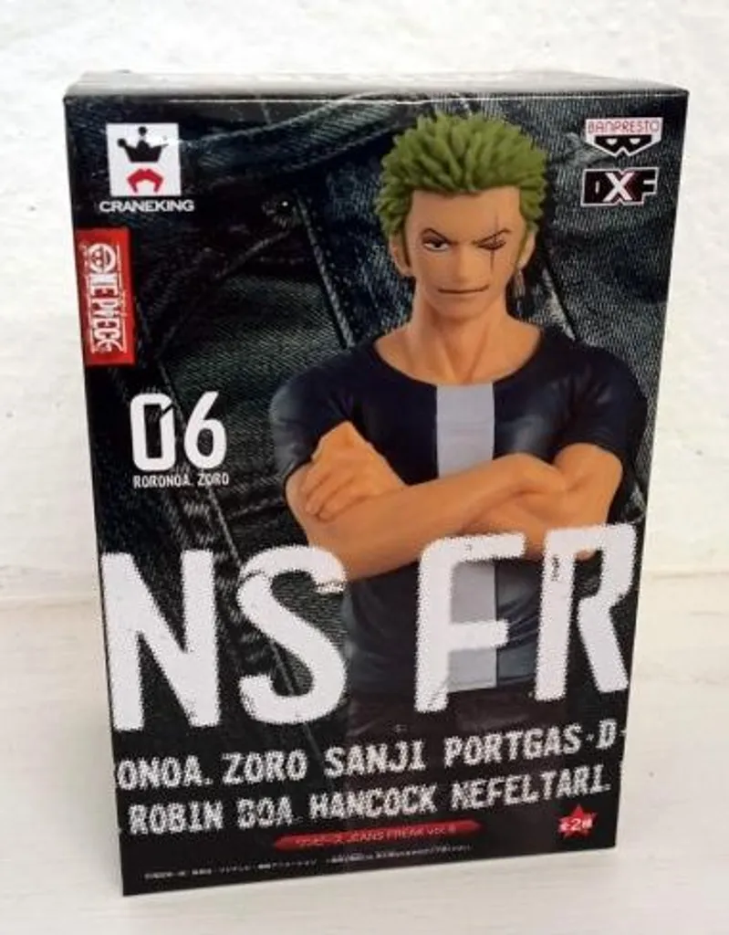 Figurine Zoro One Piece Haute Qualité DXF Jeans Freak 06 Statue PVC