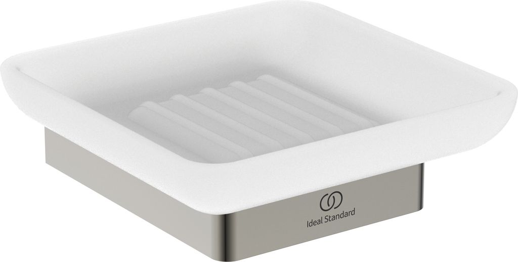 Ideal Standard Seifenschale Conca Cube T4508GN Silver Storm