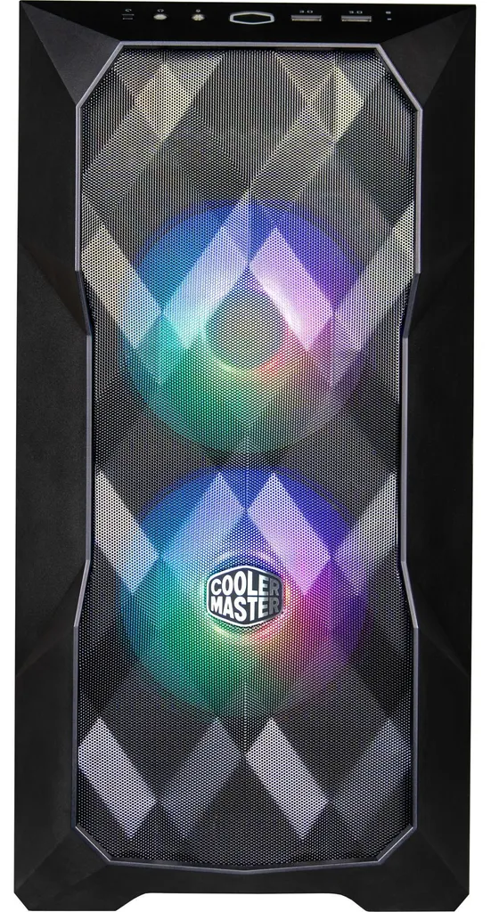 Boîtier PC TD300 Mesh Cooler Master avec Façade 3D et Verre Trempé