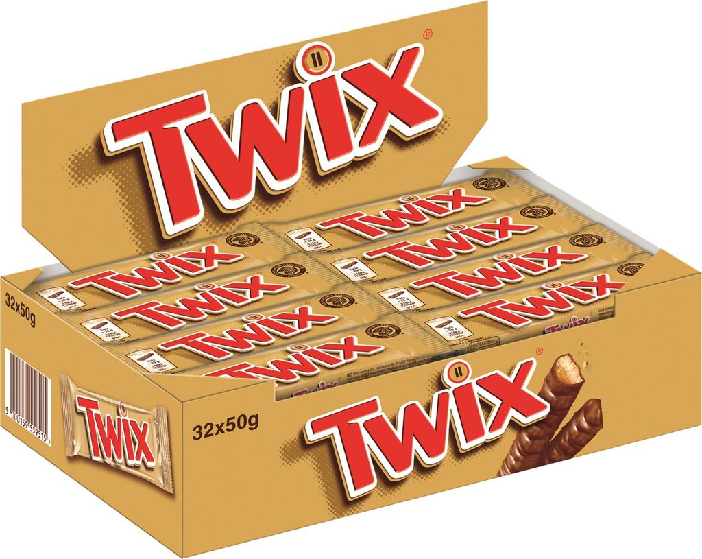 TWIX Riegel Single 462873 50g 32St Produktbild 