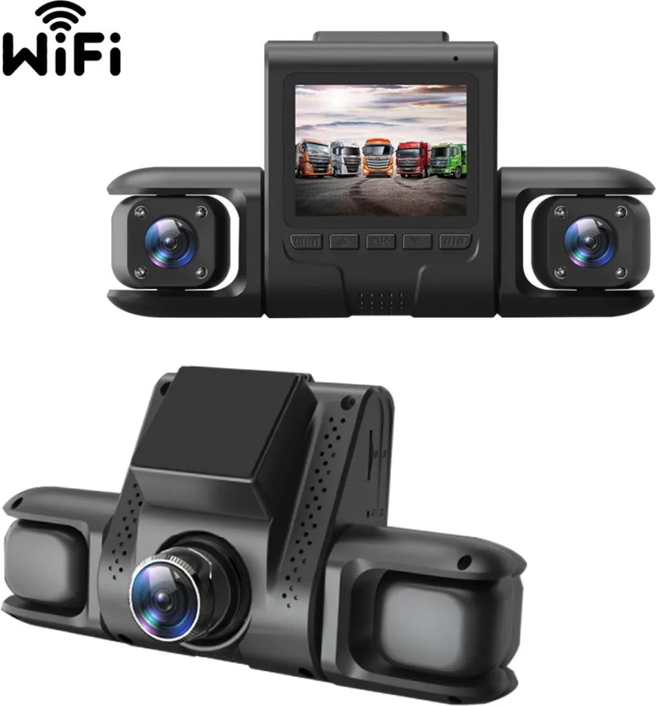 Surveillance Voiture 360° INF Y13 Quadruple HD WiFi Vision Nocturne 32Go