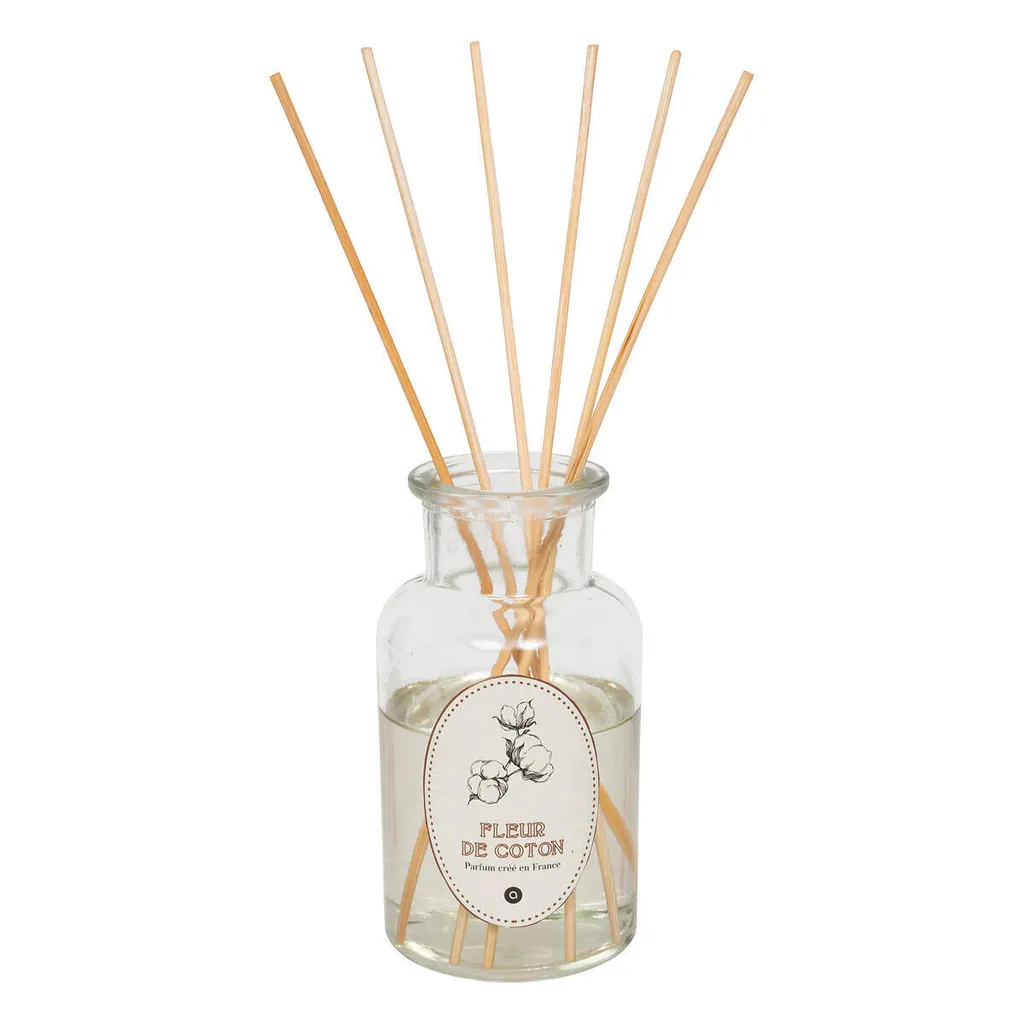 Diffuseur d'odeurs fleur de coton 200ml pour une maison fraîche et zen
