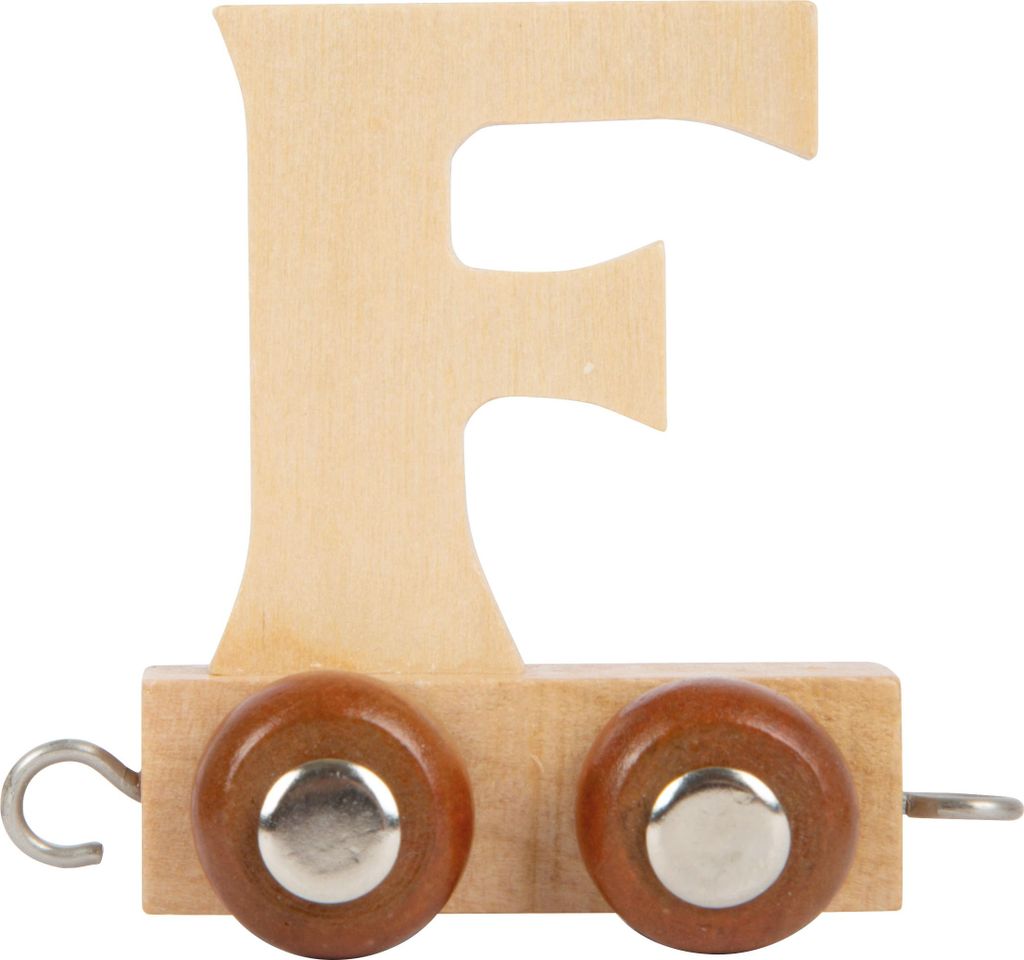 Houten letterset, lettertrein F Productafbeelding 