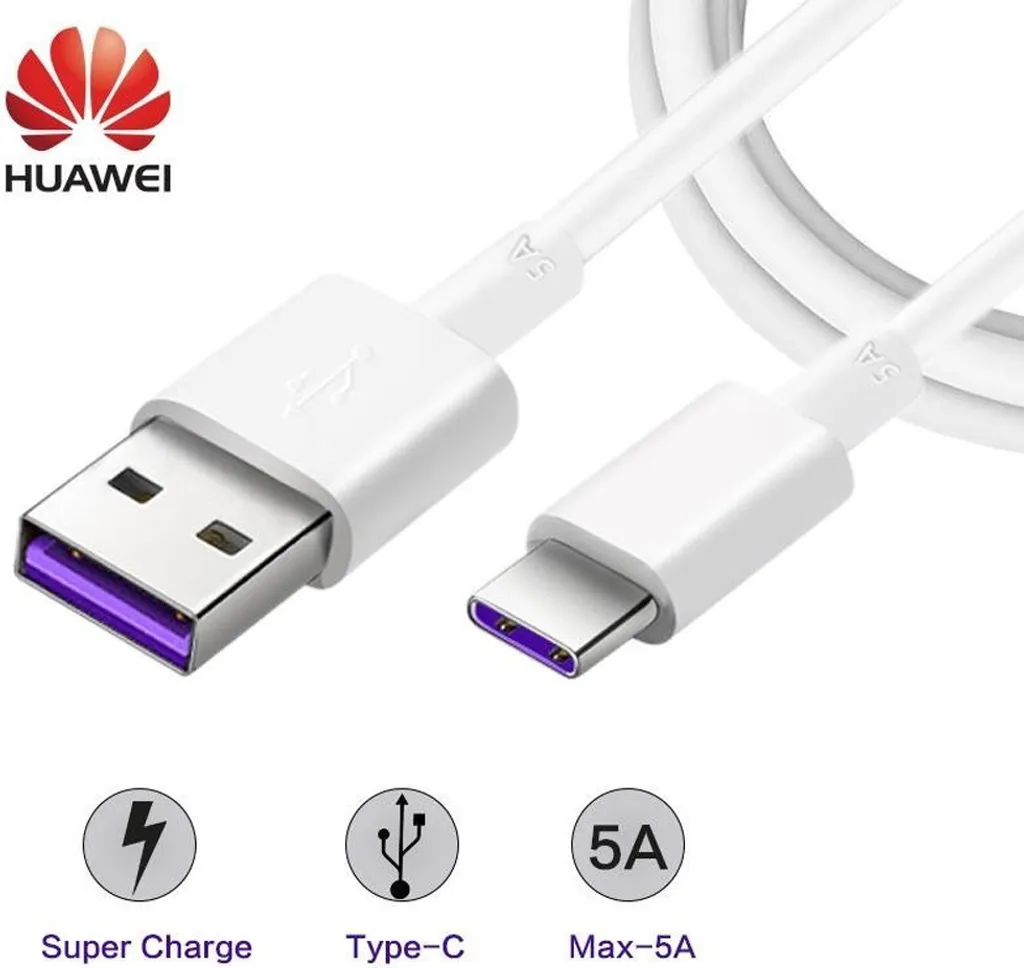 Caricabatteria originale Huawei SuperCharge + cavo di ricarica USB C HW-100400E00 Caricabatteria rapido Cavo dati Caricabatteria Adattatore di ricarica P30 Lite P30 Pro P40 Lite 5G P40 Pro Mate 30 Pro Mate 40 Pro P20 Pro MatePad Pro P Smart 2021 Mate 20 Pro - 5