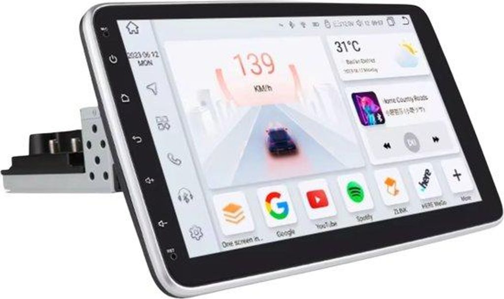 Autoradio mit Bluetooth, CarPlay, universell einsetzbar, kompatibel mit Apple und Android, Stereoanlage, Navigationssystem, 3 GB – 32 GB