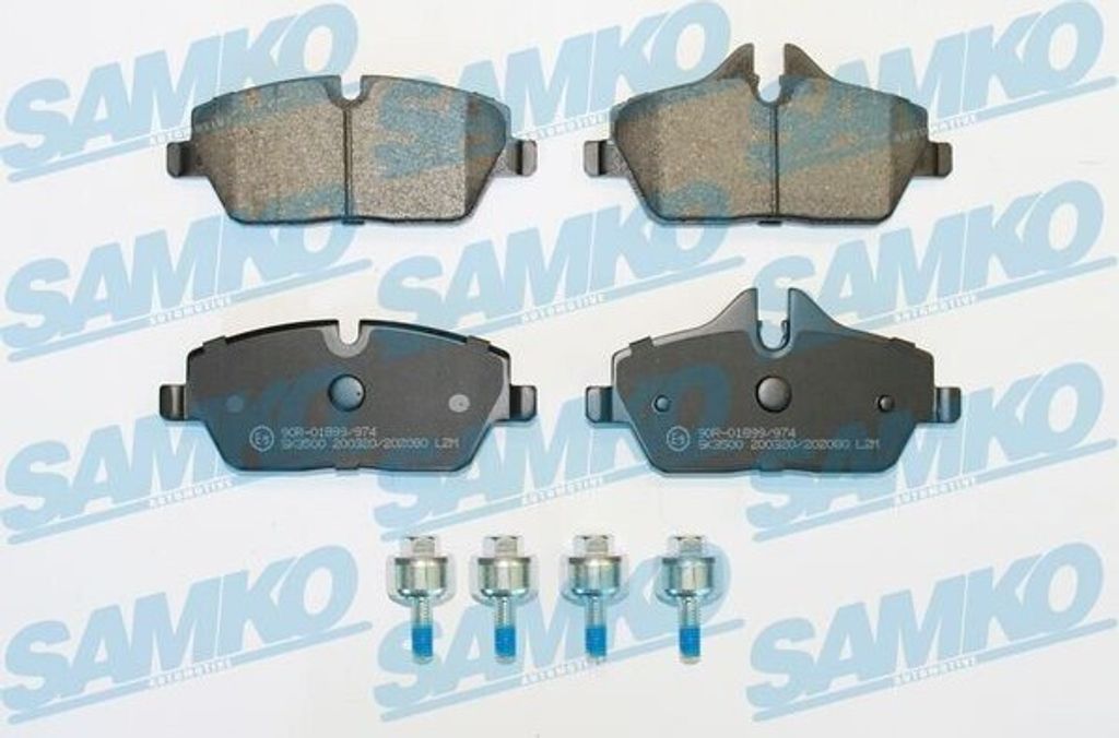 SAMKO Bremsbeläge Satz Vorne Bremsklötze für BMW i3 (I01) 5SP2080