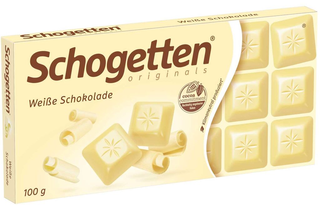 Schogetten Weiße Schokolade 100g Produktbild 