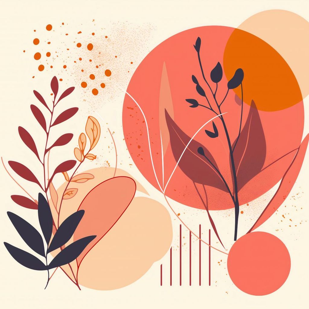 Plakat 30x30cm Warmen Nachmittag