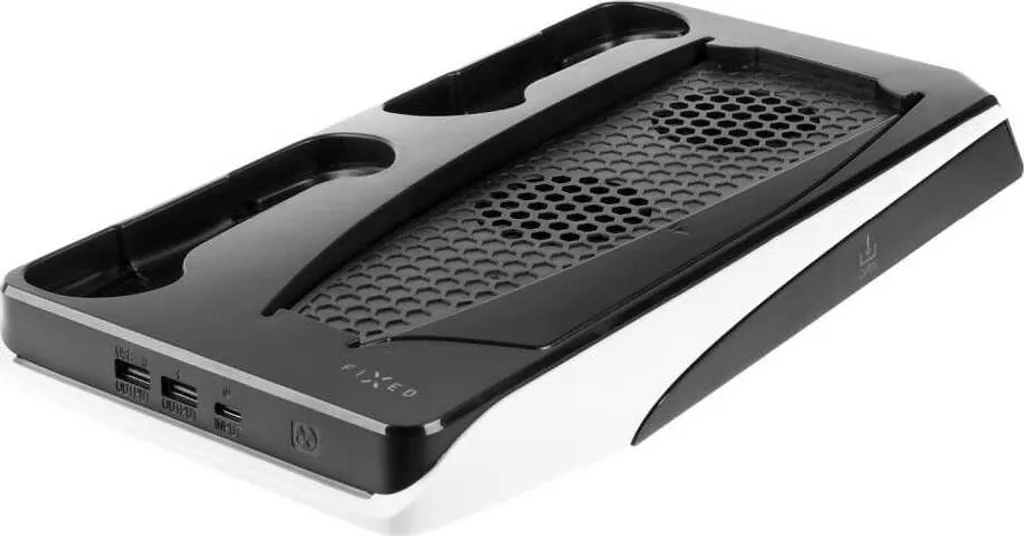 FIXPS5-MCS-BW: Supporto Verticale PS5 con Ventole e Dock Ricarica Rapida - 9