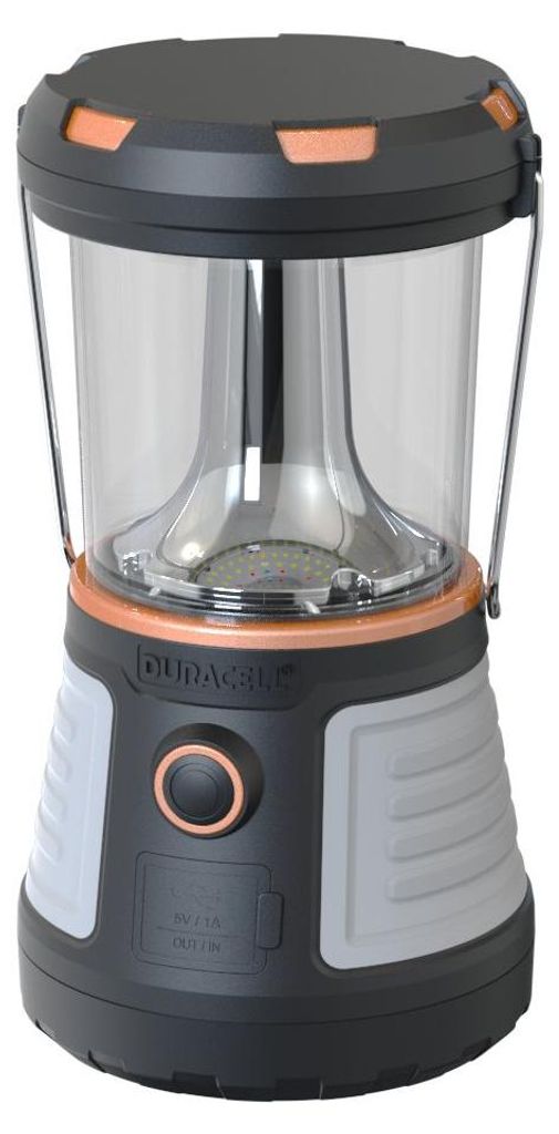 Duracell DL2500R Camping-Laterne 2500 Lumen 2x21700 Akku wiederaufladbar