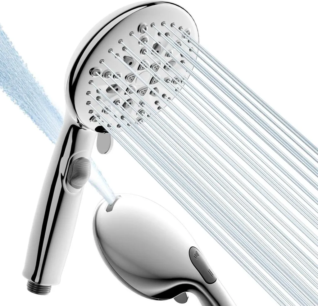 Soffione Doccia Multifunzione Cromo - 9 Modalità Getto per Relax e Pulizia