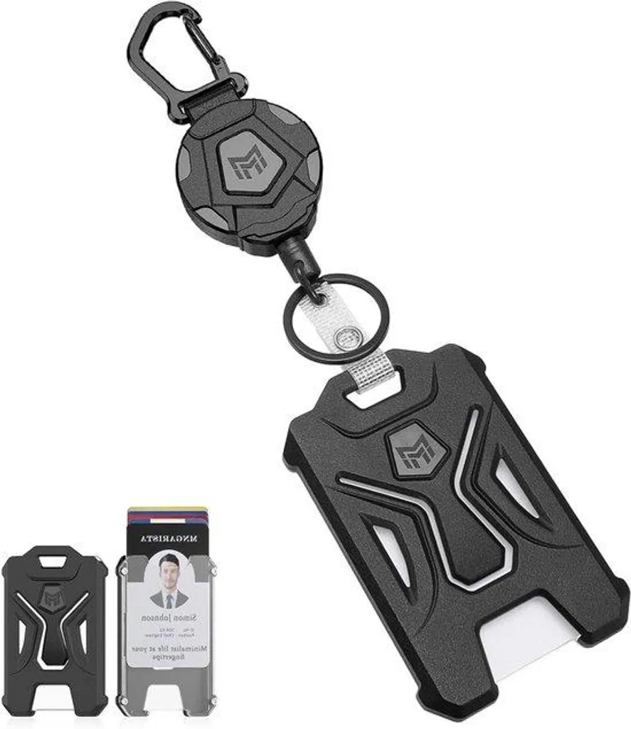 Porte-clés avec Cordon Extensible 80 cm et Mousqueton Haute Qualité - 2