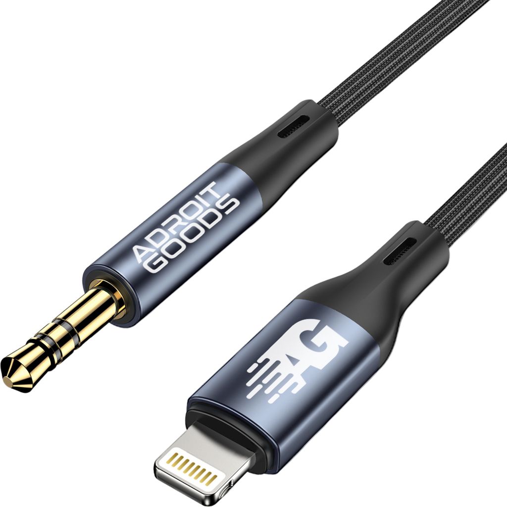 AdroitGoods Lightning zu Aux - Geeignet für iPhone und Produktbild 