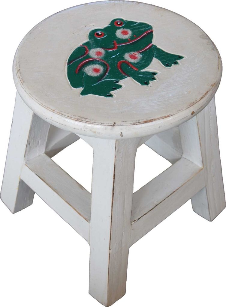 Holzhocker Kinderhocker Hocker Sitzhocker Fußbank Produktbild 