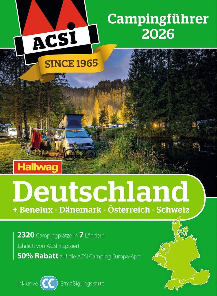 ACSI Campingführer Deutschland 2026 Produktbild 