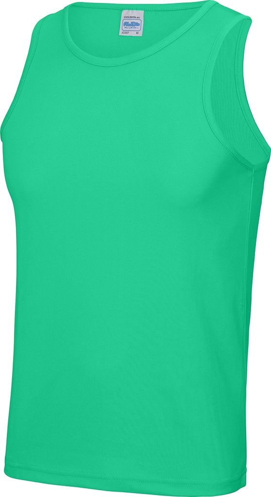 AWDis Just Cool Herren Sport Tank Top Gym RW687 (Large) (Jadegrün)