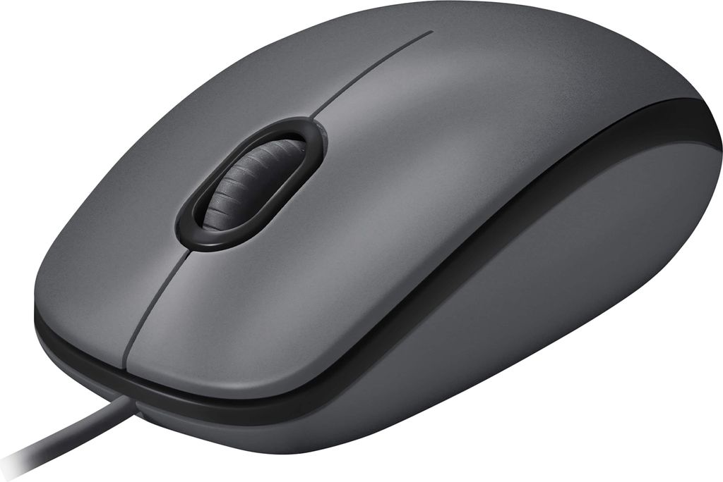 Logitech M100, Oburęczny, Optyczny, USB Typu-A, 1000 DPI, Zdjęcie produktu 