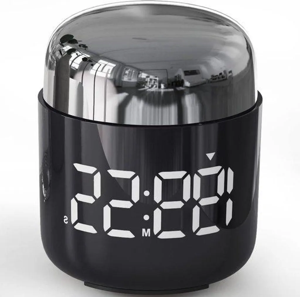 Minuteur de cuisine à grand écran LED et signal sonore personnalisable