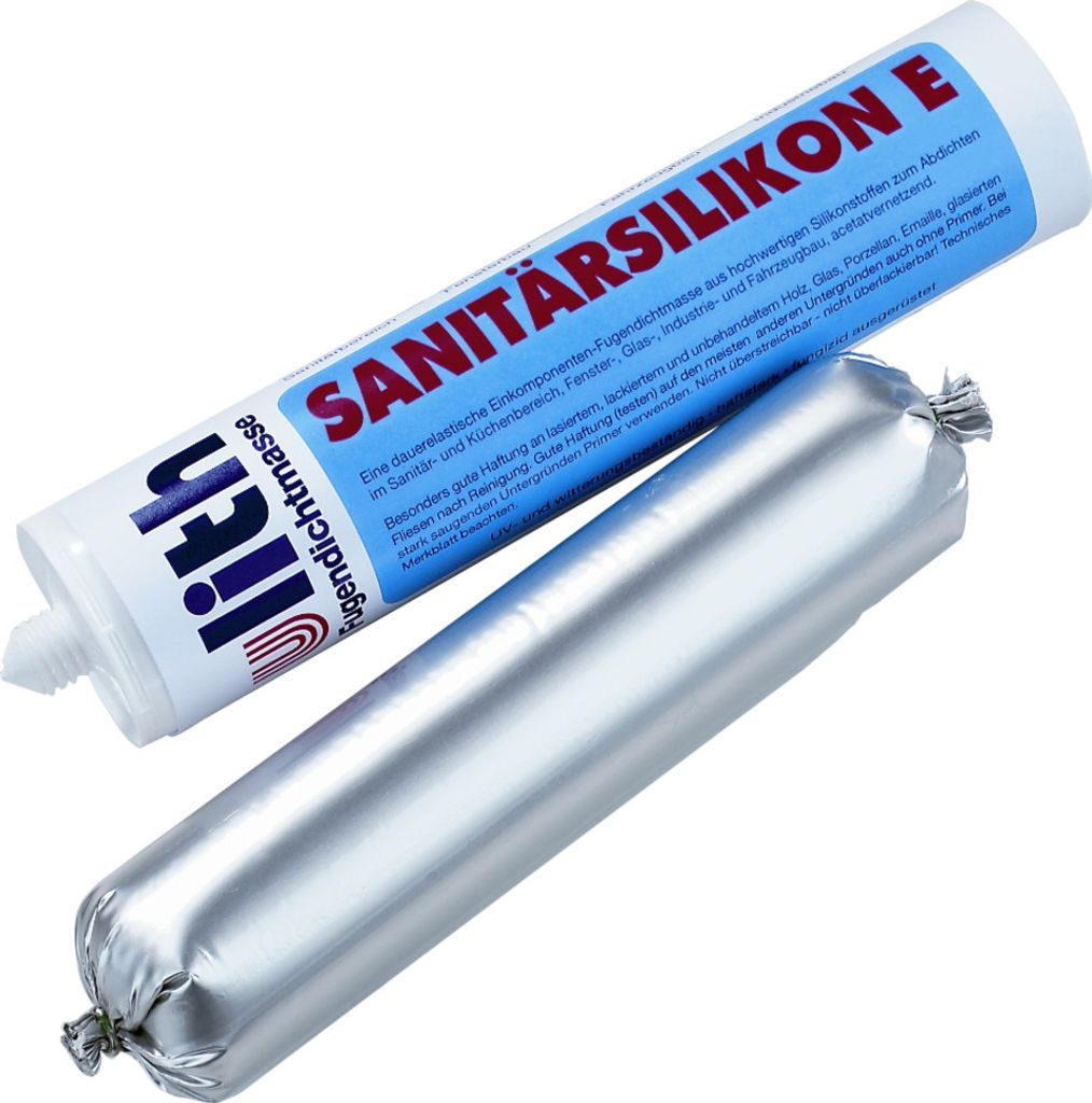 WBV Sanitärsilikon, 300 ml, weiß 252301 (Silikonpaste Silikonmasse Dichtpaste)