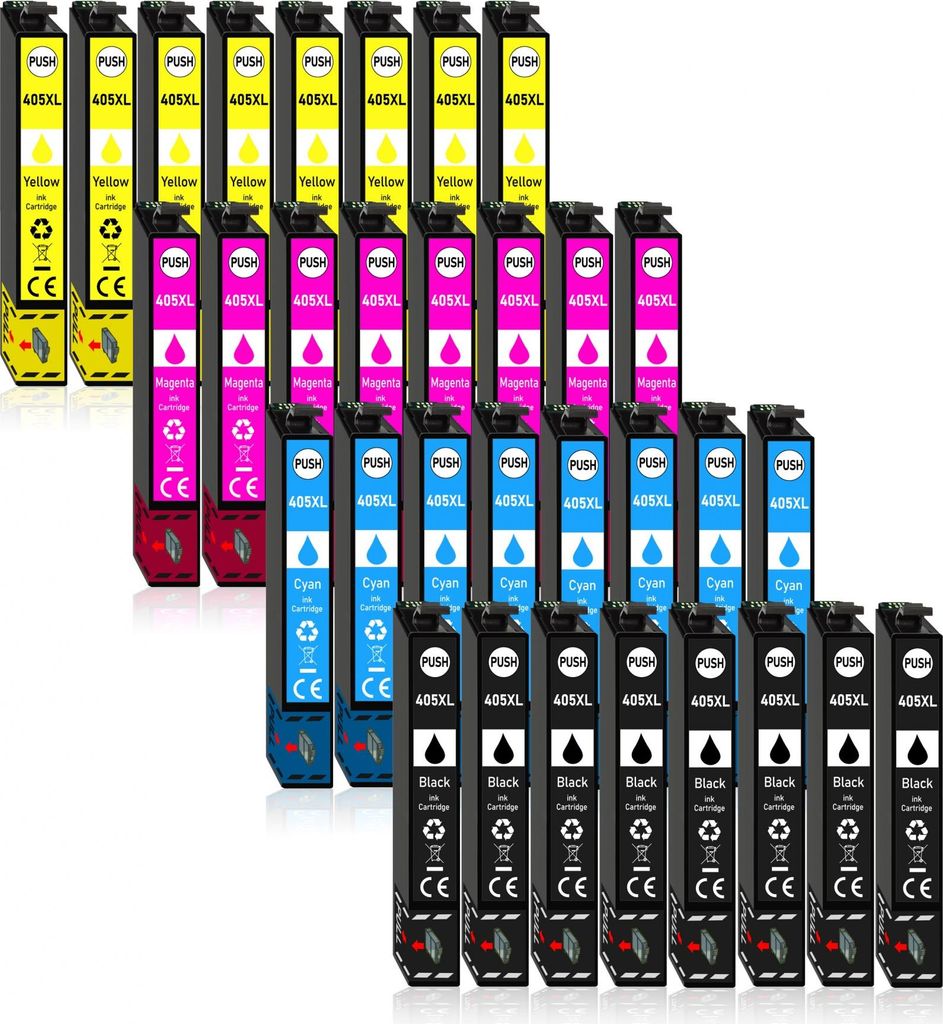 32er Pack Druckerpatronen 405 405XL kompatibel für Epson WF-7310