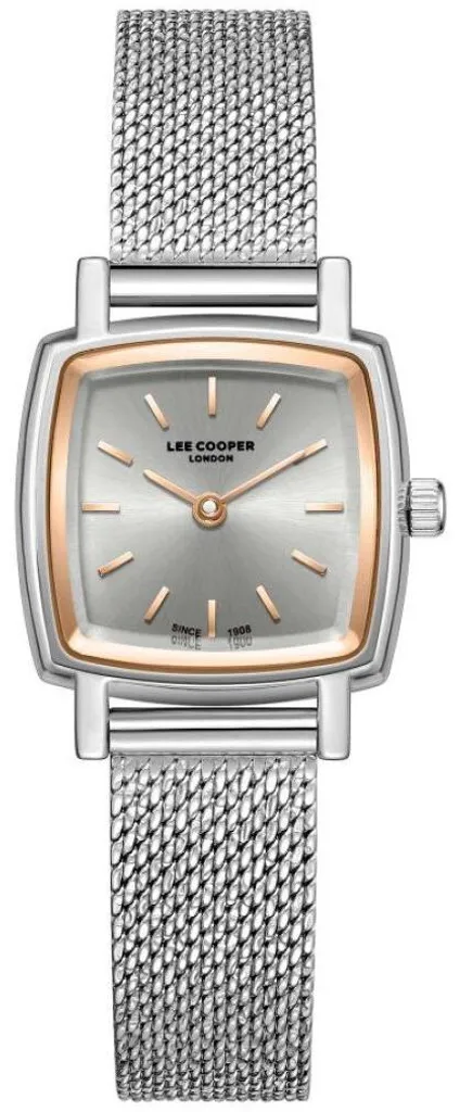 Montre LC08280.560 étanche avec cadran bleu et bracelet en maille acier