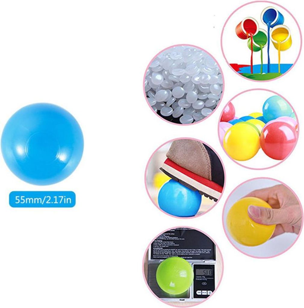 Zufällige Farbe, weicher Kunststoff-Ozeanball, lustige Baby-Kind-Schwimmgrube, Spielzeug, Wasserbecken, Wellenbälle