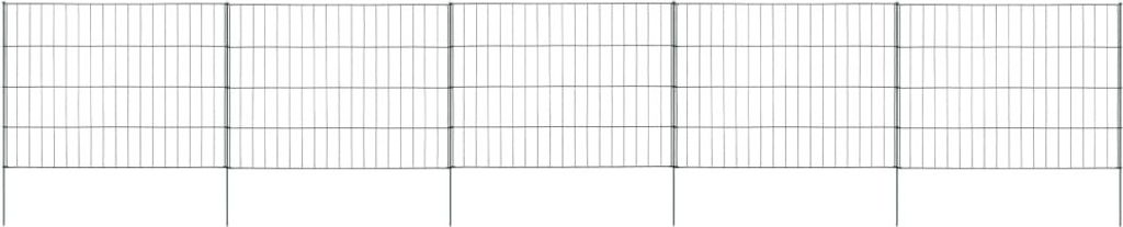 Gartenzaun Set 115x79 cm Grün