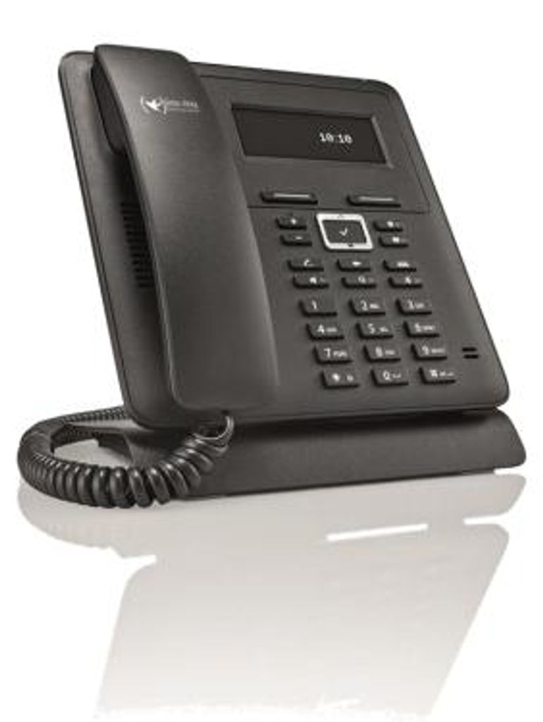 Elmeg IP-Telefon IP 620 Schwarz, SIP Standard, Full-HD-Audio, Freisprechfunktion