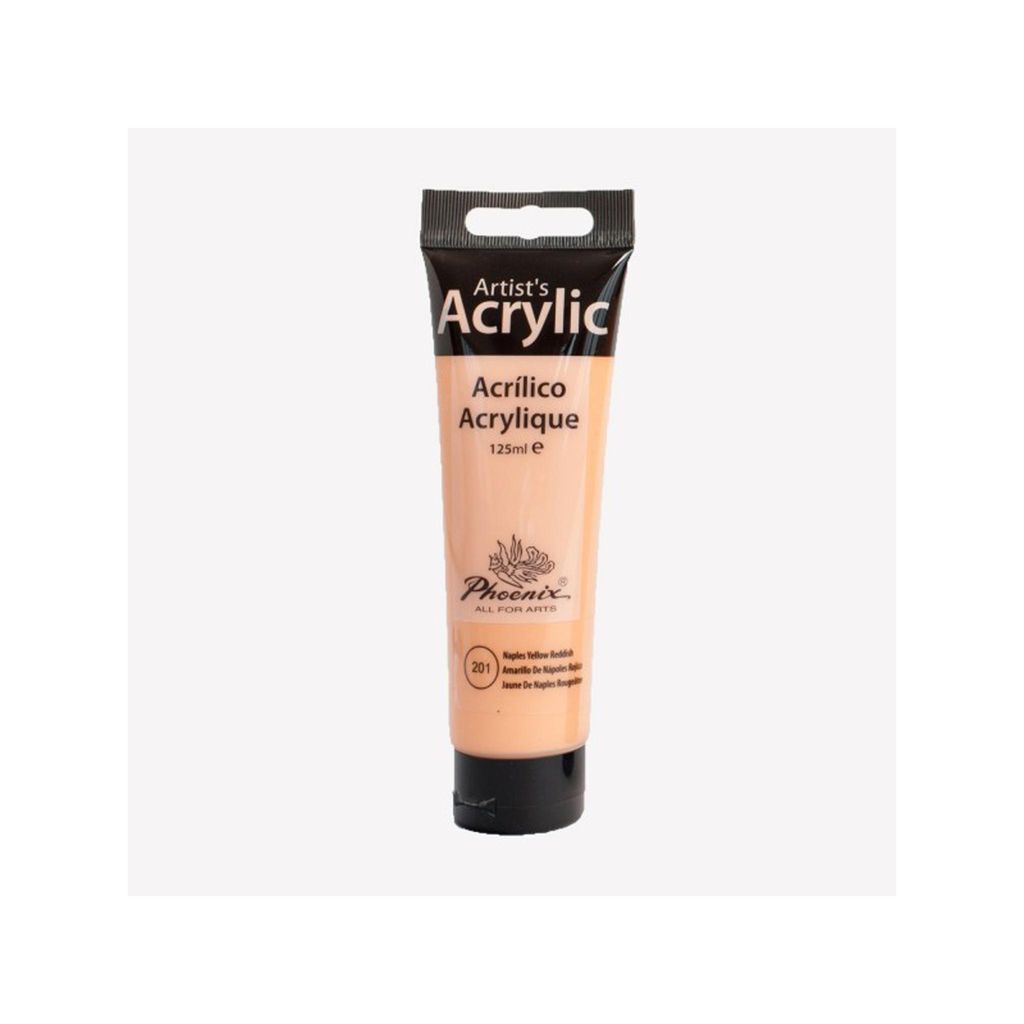 Phoenix Acrylfarbe, 125 ml, Neapelgelb rötlich