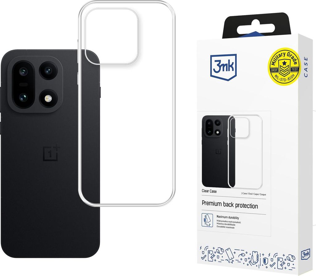 Handyhülle für OnePlus 15, 3mk Clear Case, Transparent Produktbild 