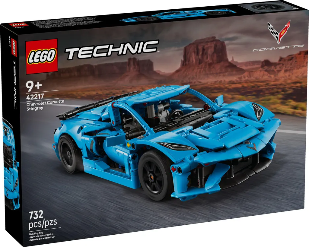 Chevrolet Corvette Stingray LEGO Technic 42217 avec Moteur Mobile V8 - 11
