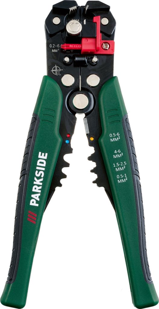 PARKSIDE® Automatik-Abisolier- und Crimpzangen-Set »PCZS Produktbild 
