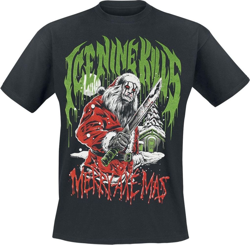 Ice Nine Kills T-Shirt Herren Santa schwarz 3XL