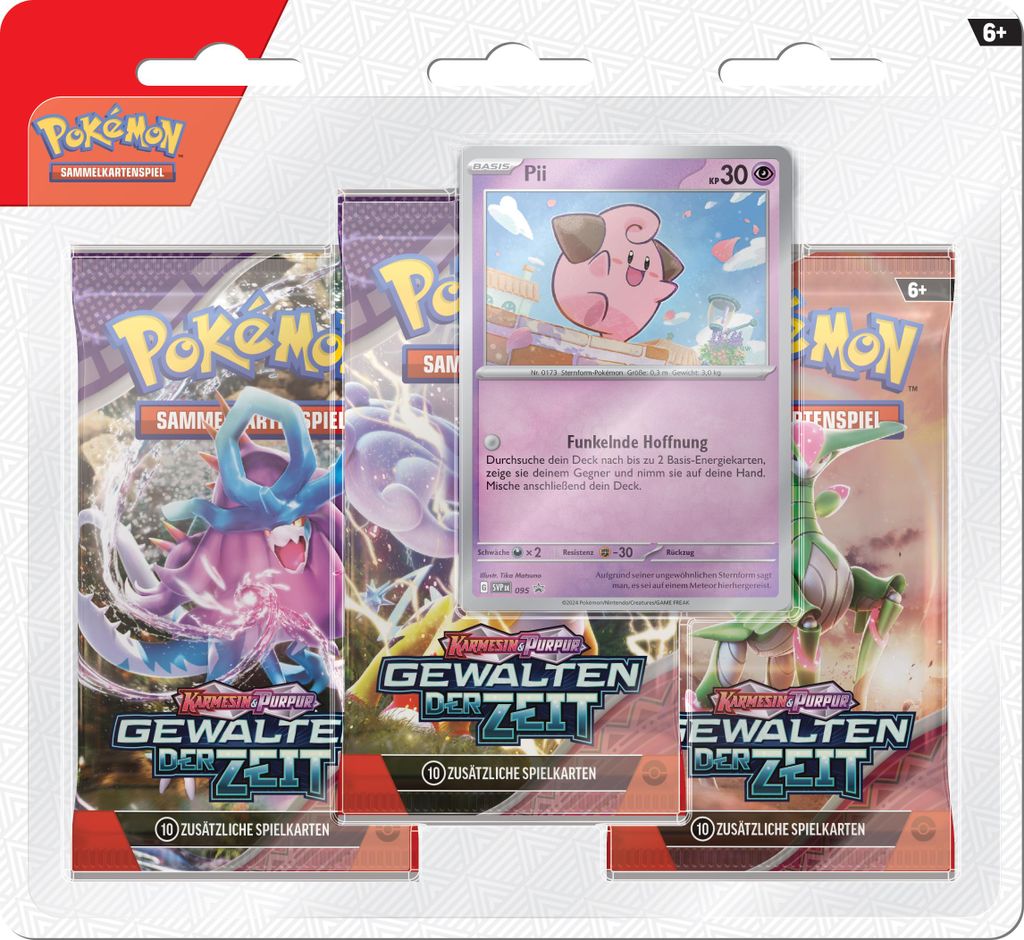 Pokemon Karmesin & Purpur - Gewalten der Zeit: Pii Blister Produktbild 