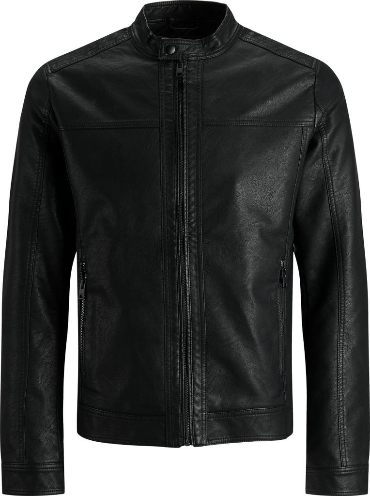 Bunda Jack & Jones z umelej kože JJEWARNER JACKET so Obrázok produktu 