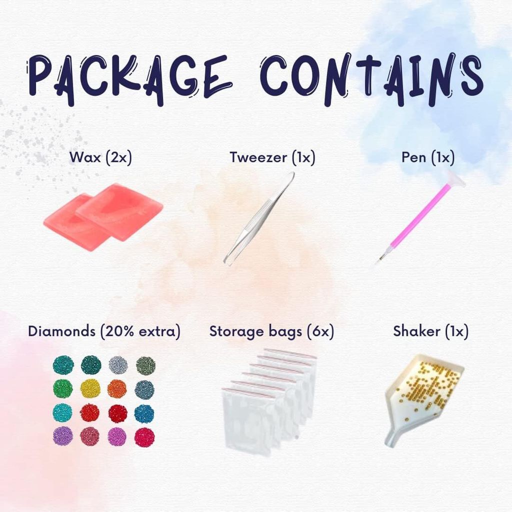 Rubye Diamond Painting Erwachsene Kinder [Französische Produktbild 4