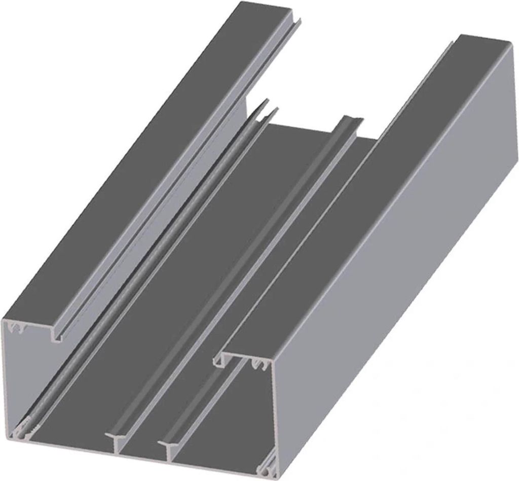 GGK BRA3 Alu Brüstungskanal Unterteil, H 62mm, B 130mm, Produktbild 