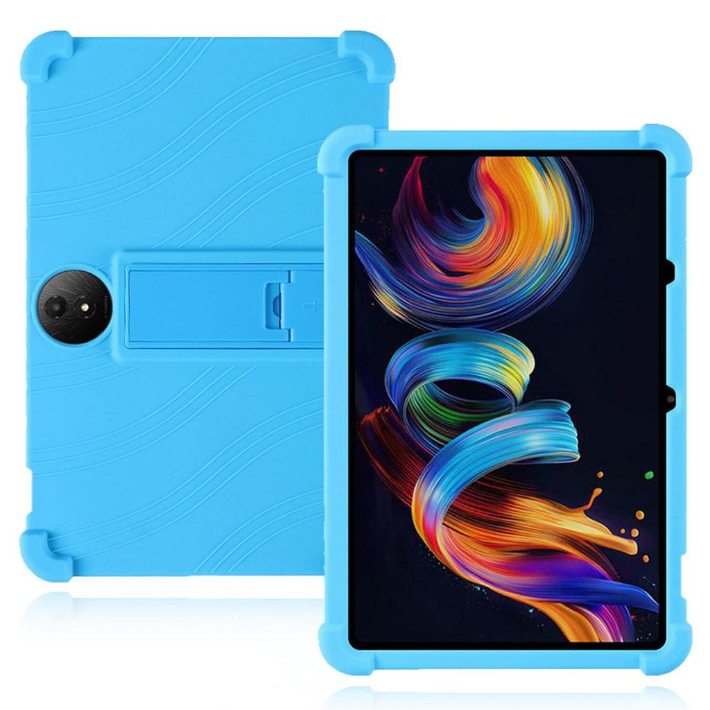 Tablet Hülle für TCL NxtPaper 11 Plus 11,5", Stoßfeste Weiches Silikon Schutzhülle mit Standfunktion Hellblau