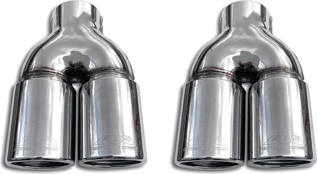 Sorties de Pot Inox Chrome pour Clio IV - Cache misère élégant