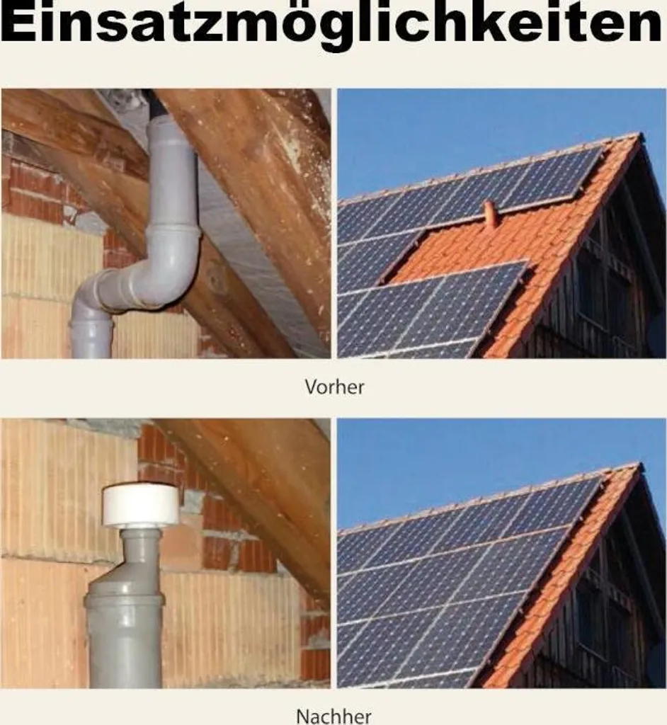 Vanne d'aération Durgo DN 50 HT avec capot polystyrène isolant robuste - 4