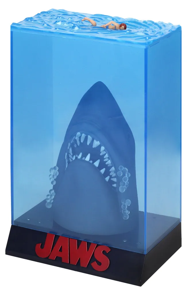 Statue Jaws Poster 3D LED pour Home Cinéma - Objet de Collection Unique - 2