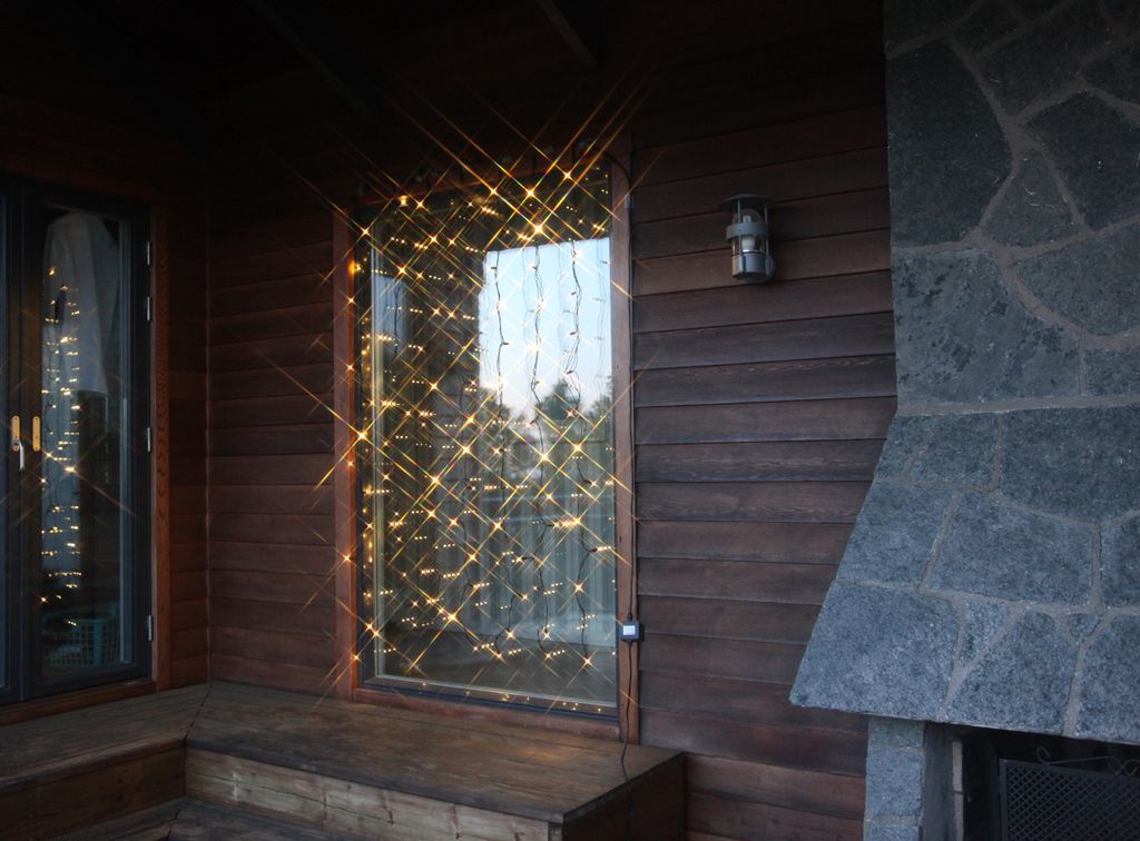 Best Season System 24 "LED-Curtain 1 x 2 m, 98-L - Extra" Birnchen warmwhite, für den Außenbereich, 491-12