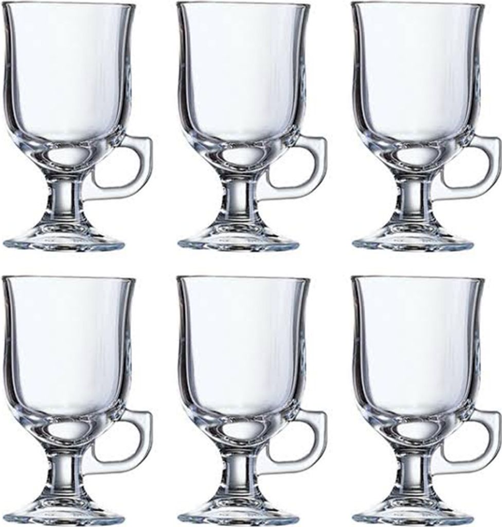 Arcoroc Irish Coffee Box 6 Glas Likörgläser Gespanntes Glas 24cl