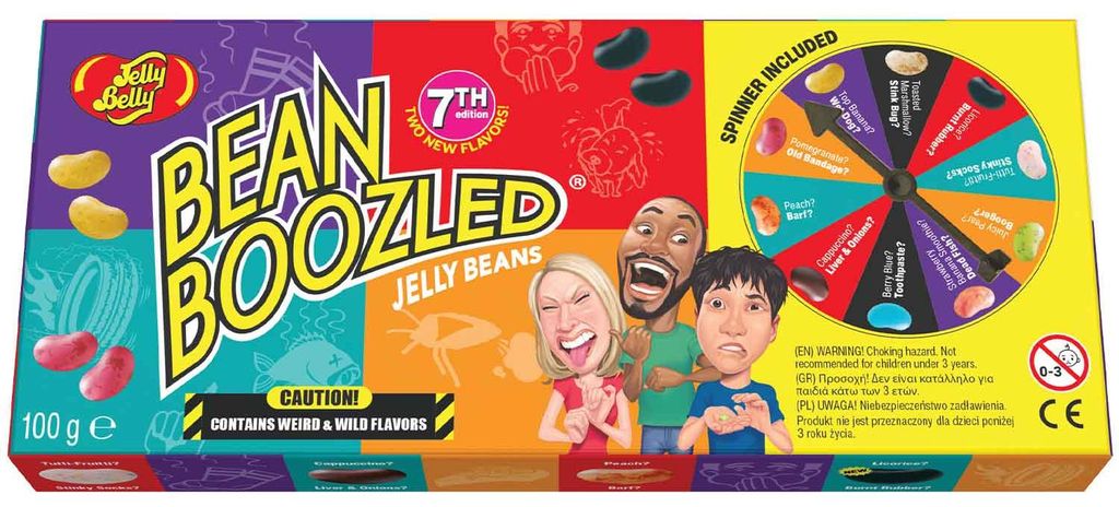 Jelly Belly Bean Boozled 'Edition 7' Glücksrad 100g Produktbild 