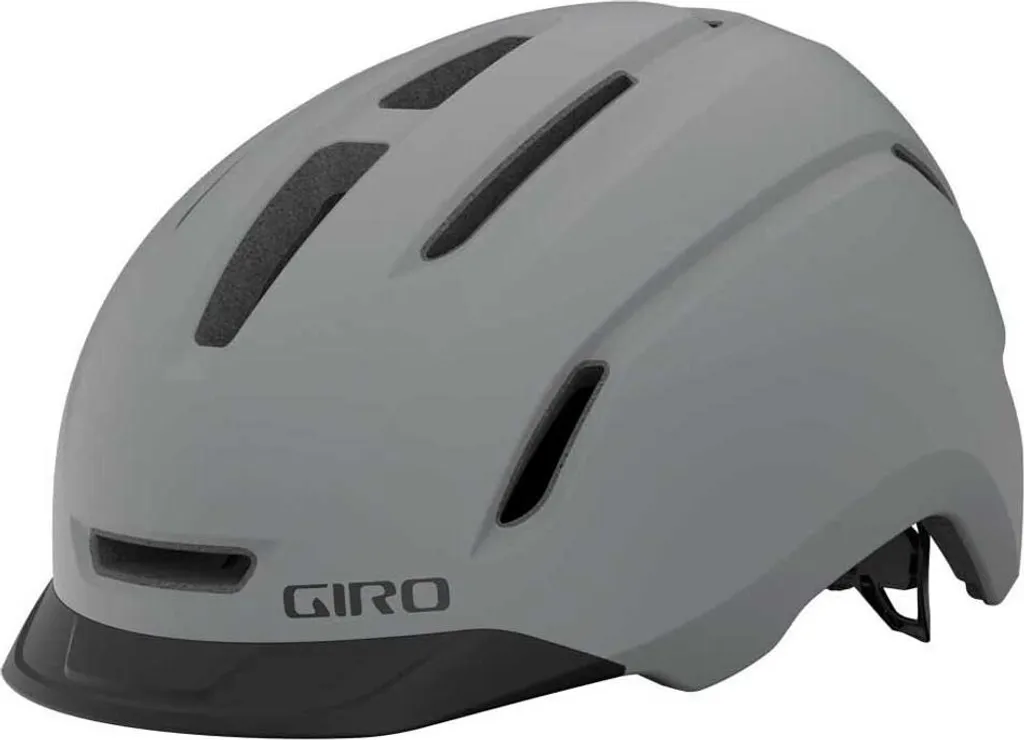 Giro Caden II LED Casque Vélo Urbain M Gris - Protection Intégrée