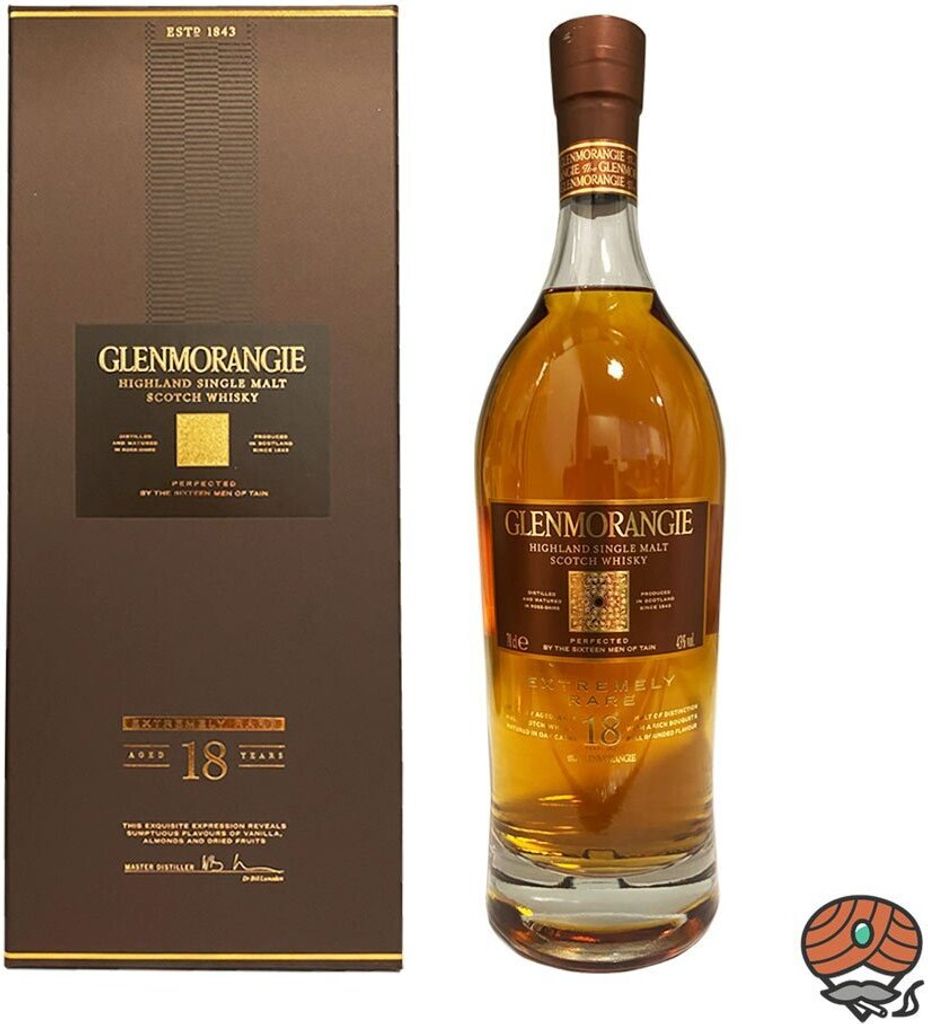 Glenmorangie Extremely Rare Highland Single Malt Scotch Whisky 18 Jahre, 43% Vol. 0,7 l