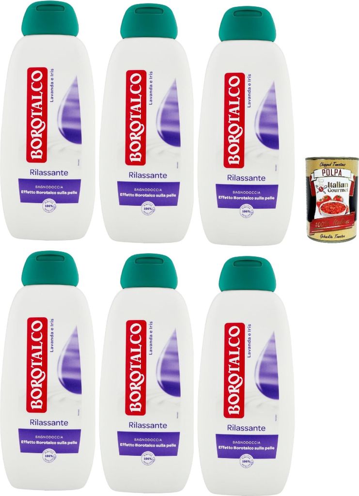 Borotalco - Badeschaum für Körper, Duft Lavendel und Iris - erfrischender Badeschaum, Borotalk-Effekt auf der Haut - Ideal für Damen und Herren ...